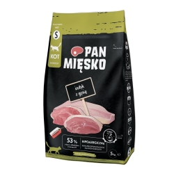 PAN MIĘSKO Indyk z gęsią, granulat S 5kg